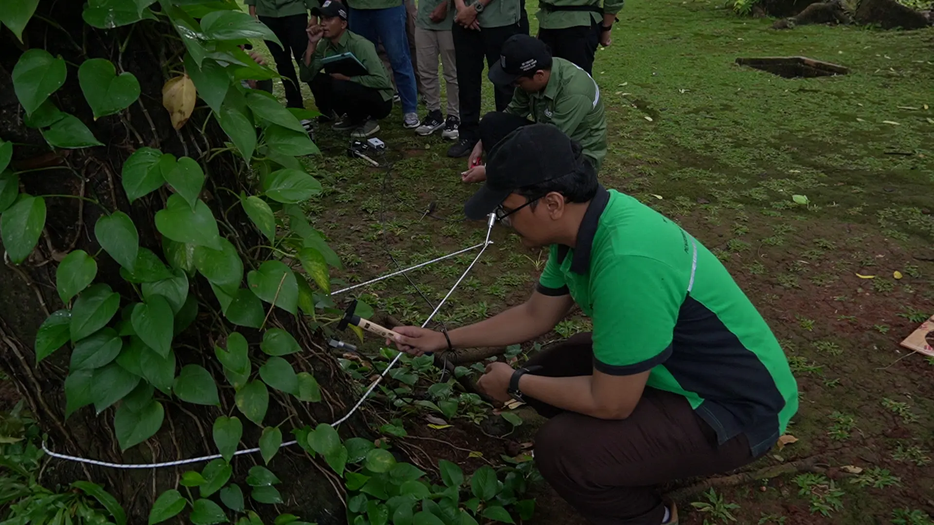 training alat deteksi akar pohon FAKOPP Root Detector