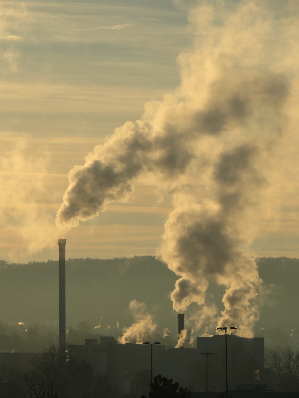 industry, smoke, chimney
